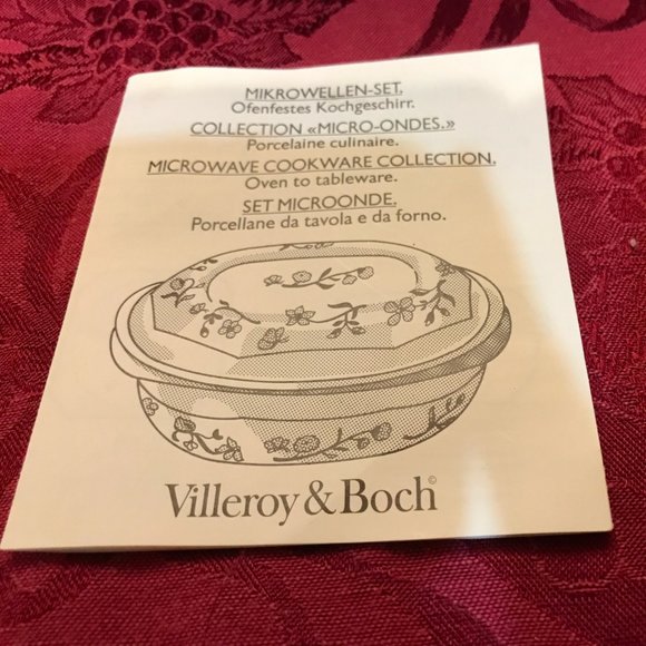Villeroy & Boch Basket Pattern Microwave Baker - Picture 3 of 3